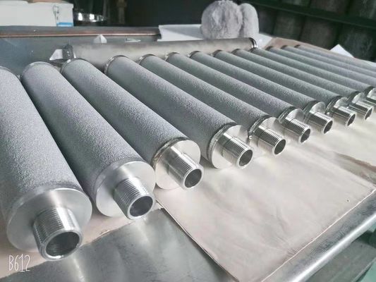 Phần tử lọc xốp thiêu kết có đường kính 65mm chống kiềm